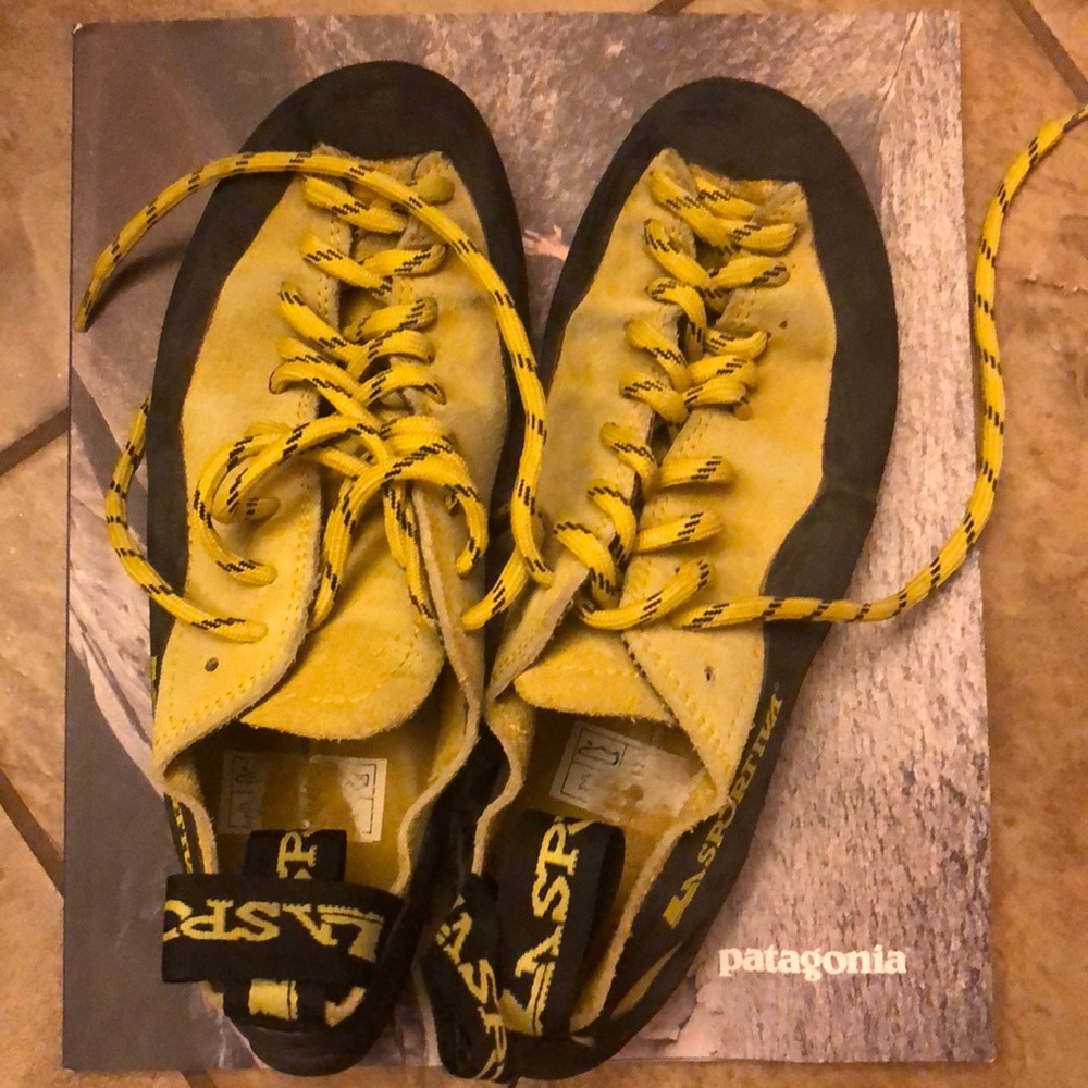 La Sportiva rock climbing shoes